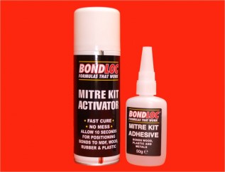 Mitre Kit-2part 50g Adhesive/200ml Activator (1/pack)