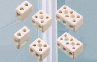5A x 1way Porcelain Connectors (10/pack)