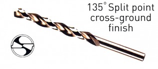 2.5mm HSS-Co Cobalt Twist Drill (1/pack)