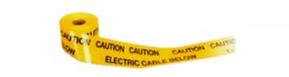 150mmx365mtr Yellow U/ground Warning Tape (1/pack)