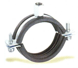 95-103mm. Pipe Clamps-Insulated (5/pack)