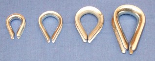 3mm Thimbles Wire Rope Fittings (10/pack)