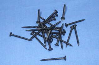 3.5x25mm Black Dry Wall Screws-Needle Point (1000/pack)