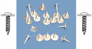 4.2x13mm.WaferHd Dry Wall Screws-Sharp Point (1000/pack)