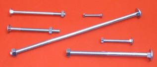 M6x20 Coach Bolts&Nuts(Cup Sq.Hex.) (50/pack)