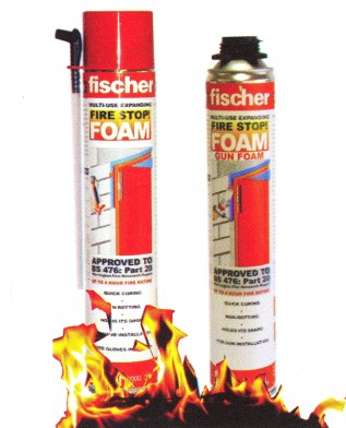 B0 Gun Applied Fischer Fire Stop Foam(750ml) (1/pack)