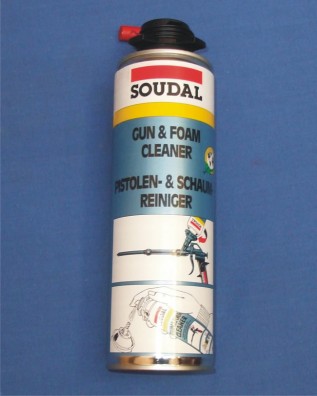 500ml. Soudal Foam & Gun Solvent Cleaner (1/pack)