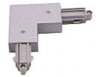 Satin Silver L Connector-Power Outside (1/pack)