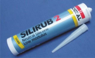 SILIRUB 2 Teak Low-Mod/Neut-Cure/100% Silicon (1/pack)