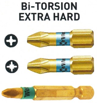 No.1 x 50 Pozi Bi-torsion Screwdriver Bits (1/pack)