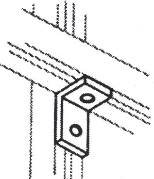 Equal 2 Hole Framing Channel Brackets (1/pack)