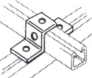 Tophat Deep Framing Channel Brackets (1/pack)