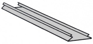 Steel Cover Strip (1/pack)