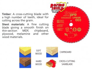300x72Tx30Bore TCT Circular Saw Blade(Wood) (1/pack)