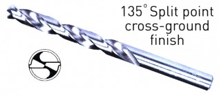 1.0mm HSS-G Ground Flute Twist Drill (10/pack)