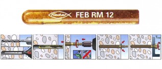 RM12 Fischer Resin Capsule Anchor(Drill dia:14mm)  (10/pack)
