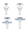 TR60-M10 Linadpter Wedge Fixings (10/pack) - Click to Zoom