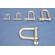 8mm D Shackles Wire Rope Fittings (5/pack)