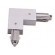 Satin Silver L Connector-Power Inside (1/pack)