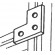 3Hole Flat Angle Framing Channel Brackets (1/pack)
