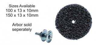 150x13x10mm Cleaning Wheels-Rasta (1/pack)