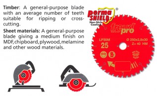 170x24Tx30Bore TCT Circular Saw Blade(Wood) (1/pack)