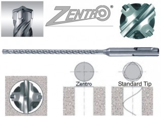 24.0mm x 250mm SDS+ Hammer Bit (4-Cutter) (1/pack)