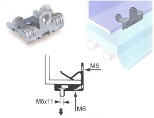 EM912SM (14-20mm) Caddy Clips (M6x9 Stud) (10/pack)