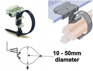4H58CTBB (8-14mm) Caddy Clips (10-50mm.dia) (10/pack)