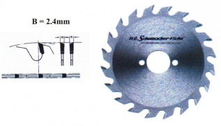 180x22Tx30Bore TCT Circular Saw Blade(KWO) (1/pack)