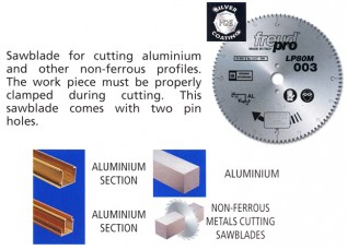 250mm.80T 30Bore TCT Circ.Saw Blade(Wood/Alum) (1/pack)