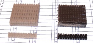 2.5A Natural Plastic 12way Connector Strips (10/pack)