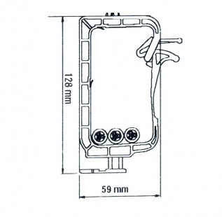 SHA30(NYM 3x1.5) Cable Harness SHA:127x79-30cab (10/pack)