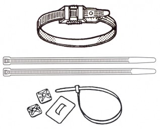 160mm. Black Cable Ties (500/pack)
