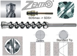 40.0mm x 570mm. SDS Max Hammer Bit (1/pack)