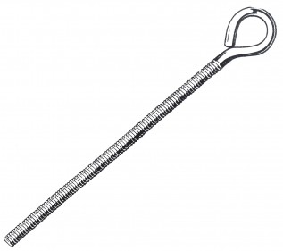 M6x300mm Eye Bolts (Fully Threaded) (10/pack)