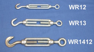 8mm x 106mm Wire Rope Strainer (1/pack)