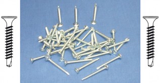3.5x50mm.BZP Dry Wall Screws-Self Drill (500/pack)