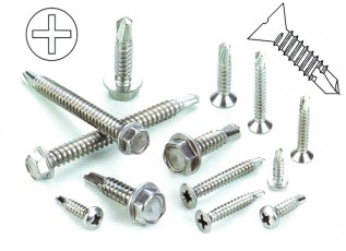 4.2x25mm Csk Selfdrill-Selftapping(No.2Phillips)  (500/pack)