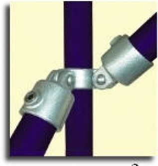 40mm(48mm) TubeKlamp 90deg.Double Swivel (1/pack)