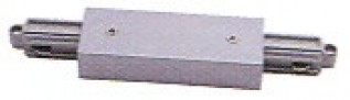 Satin Silver Lighting Track Straight Conn. (1/pack)