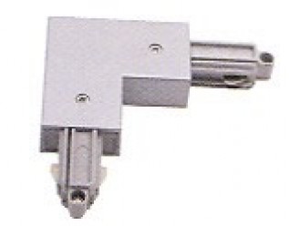 Satin Silver L Connector-Power Inside (1/pack)