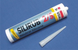 SILIRUB2/S White Bath & Kitchen Silicone (1/pack)