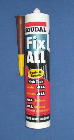 SOUDAL FIXALL Brown (MS Polymer) High Tack (1/pack)