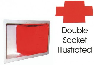 Double Socket FiPP/ID Double Putty Pads (1/pack)