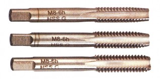 M4 HSS Set Taps (1/pack)
