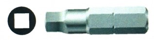 SQ1 x 50 Square Screwdriver Bits (1/pack)