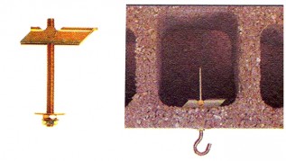 KD6 M6x100mm. Gravity Toggles Zinc Plated (10/pack)