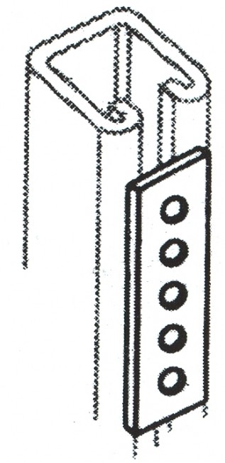 Flat 5Hole Framing Channel Bracket (1/pack)