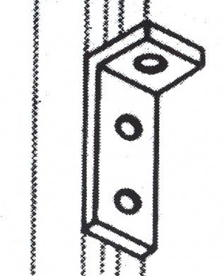 L Shaped 3 Hole Framing Channel Brackets (1/pack)